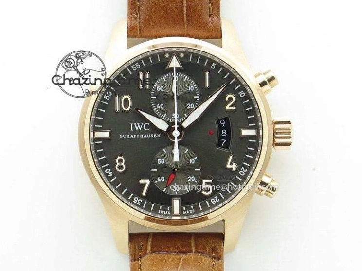 MIROTIME 0218 Compact Portugieser Perpetual Calendar IW503302 RG V9F 1:1 Best Edition White Dial on Brown Leather Strap A 7113